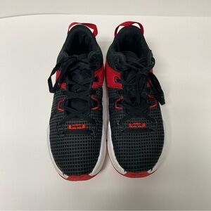 Nike Lebron Witness 7 Basketball Shoes Dm1123-005 Black Red Men’s Size 8.5